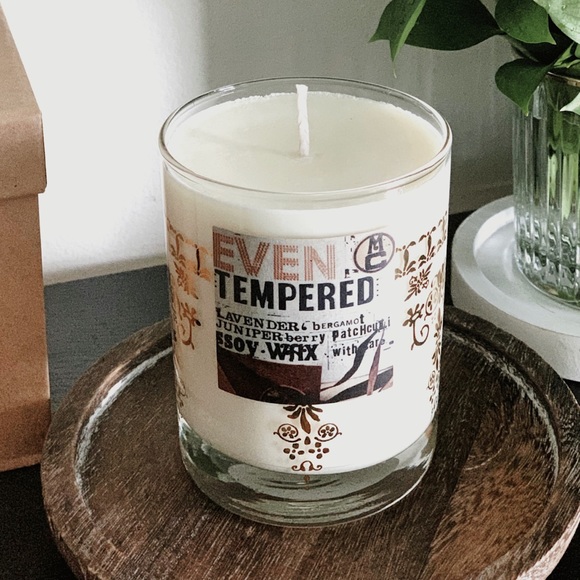 MINT Conditioned {EVEN TEMPERED} SOY VEGAN CANDLE - Picture 3 of 7